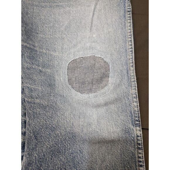 Rustler Mens 1970s Boot Cut Blue Jeans Medium Wash Denim Cotton USA 42x30 West - Picture 12 of 13